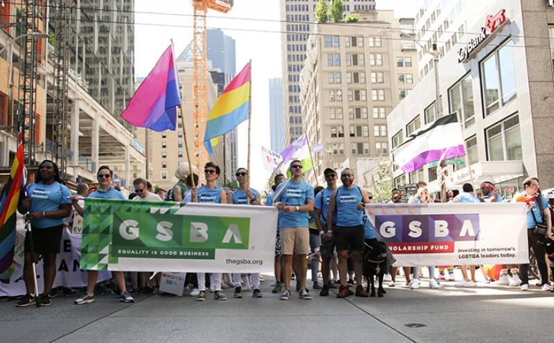 GSBA pride parade.
