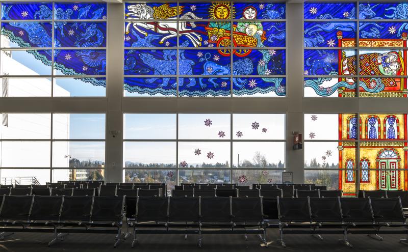 SPIRIT ANIMALS by Cappy Thompson at the end of A Concourse