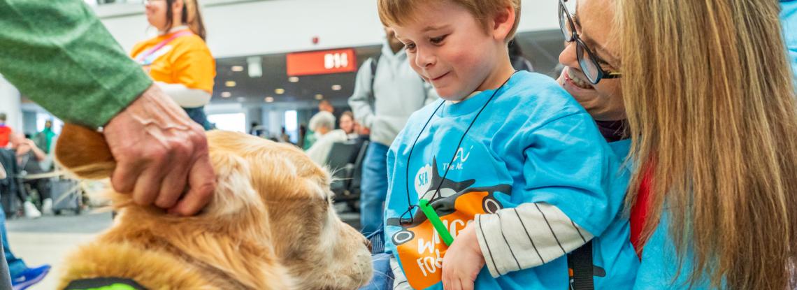 Passengers with Disabilities Rehearse the Airport Experience at Wings for All Event
