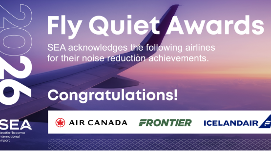 2026 Fly Quiet winners are Air Canda, Frontier, and Icelandair.