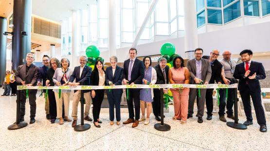 C Concourse Expansion Ribbon Cutting