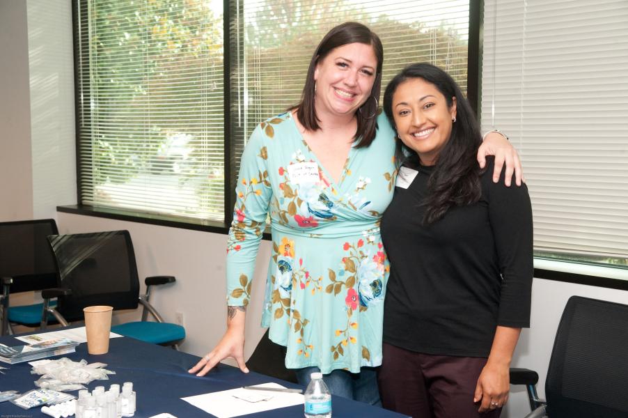 Yanet with Josie Regan, Sr. Administrative Assistant of Diversity in Contracting