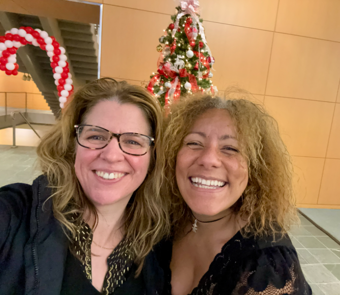 Karla and Courtenay at Diversity in Contracting Year-End Celebration