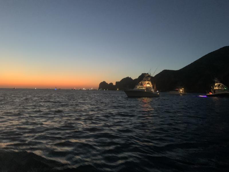 A sunset over Cabo