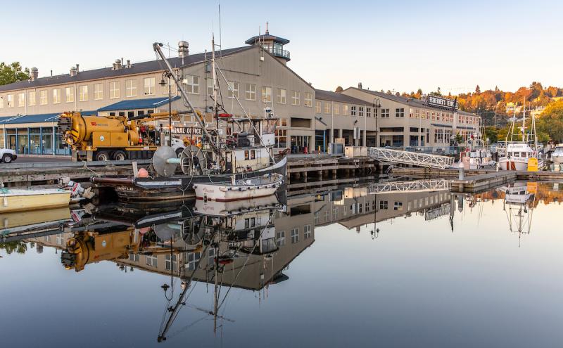 Fishermen's Terminal building
