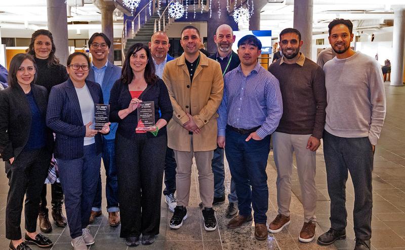 Small and diverse firms and Port staff after the award ceremony