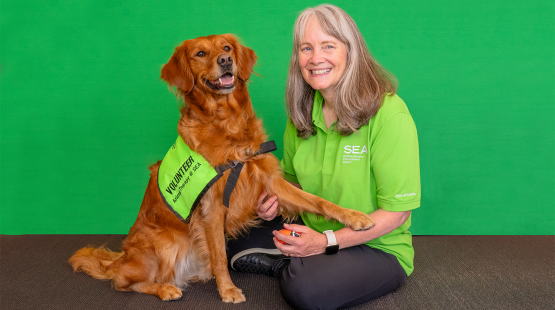SEA Therapy Dog Brings Comfort Across State Lines
